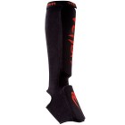 Протектори за крака - VENUM KONTACT SHINGUARDS AND INSTEP - COTTON - BLACK/RED​